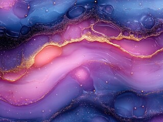 Poster - Abstract Art: A Vibrant and Expressive Creation