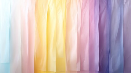 Wall Mural - A soft pastel gradient background transitioning from light yellow to soft lavender