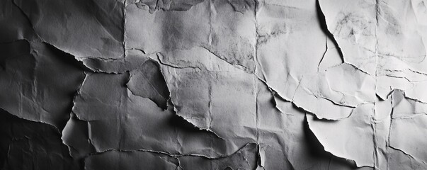 Poster - Crumpled paper is creating an abstract background pattern