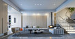 © murattellioglu - 3d render luxury modern living room