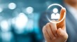 © serdon - The business concept encompasses human resources, CRM, and recruitment