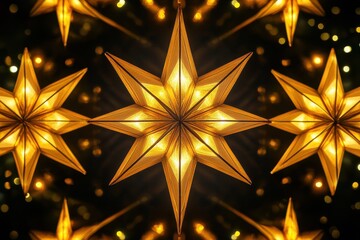 Wall Mural - stunning symmetrical arrangement of stars captured in geo gigapixel standard for celestial mapping a