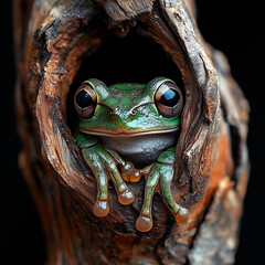 a small frog