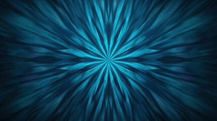 Wall Mural - abstract blue burst with radial lines and soft flowing texture for creative background design