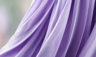 Wall Mural - a sleek and modern phone wallpaper with an abstract purple background, generative ai