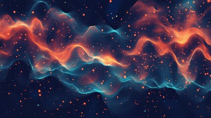 abstract swirling nebula