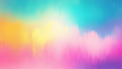 Aufkleber - soft pastel rainbow gradient background with subtle brush texture for digital art, web design, and modern branding use

