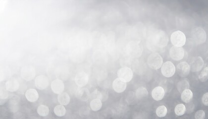 Poster - soft white bokeh with glowing light reflections on a blurred background, ethereal abstract texture for dreamy aesthetics

