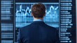 © Chaithat - Businessman Analyzing Financial Data in a Corporate Office Setting with Digital Displays and Graphs