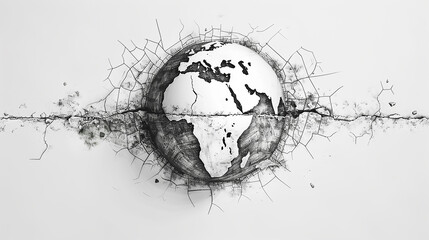 Wall Mural - global network background perfect for tech processes, neural networks, artificial intelligence, data