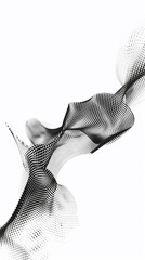 Wall Mural - digital frequency track equalizer. stylized line art background interconnected lines to form a beaut