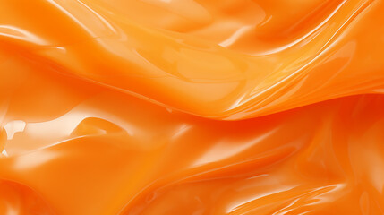 Wall Mural - abstract texture crumpled orange plastic cellophane surface material orange plastic background, text