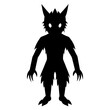 © Zamila - A halloween silhouette vector illustration on white background