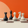 © imountain - chess pieces on the board