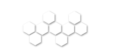Wall Mural - A Conceptual Representation of Scientific Advancement Through a Symmetrical and Seamless Hexagonal Pattern, Emphasizing Molecular Connectivity in a Sleek, Futuristic Layout