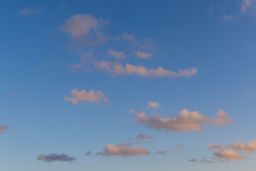 Wall Mural - blue sky with few clouds.