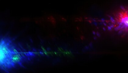 Poster -  abstract rgb light explosion with radial neon flare for digital art, sci-fi background, or futuristic tech wallpaper design