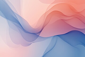 Leinwandbilder - Soft modern abstract background featuring seamless gradient transitions between cool and warm hues in a minimalist design