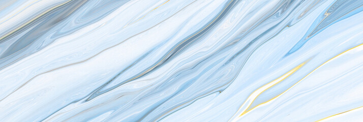 Leinwandbilder - Marble rock texture blue ink pattern liquid swirl paint white dark that is Illustration panorama background for do ceramic counter tile silver gray that is abstract waves skin wall luxurious art ideas