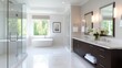 © Kaminashi Nozomi - Luxurious, spacious bathroom with modern design