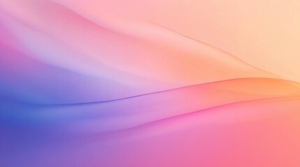 Aufkleber - Soft modern abstract background with seamless gradient transitions in warm and cool hues showcasing minimalist design elegance