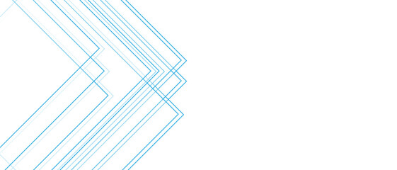 Fototapete - Abstract white background with blue lines. Modern and dynamic seamless retro pattern business concept. Creative geometric triangle shape. Design Space design concept Suit for business, corporate