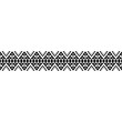 © dimas - This design features geometric patterns inspired by traditional Aztec, Incan, and Navajo art. It uses repeating square shapes arranged symmetrically