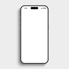 smartphone mockup, 3d mobile phone device front view for ui ux presentation, high quality smart phon