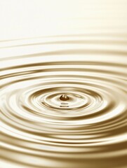 Aufkleber - Tranquil minimalist water ripples reflecting soft natural elegance in a serene setting