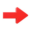 © Polash  - Red Right Arrow Icon on Transparent Background