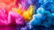 © Melon - Vibrant Swirls of Colorful Abstract Liquid Art Flowing Together in a Beautiful Display of Creative Motion and Vision for Artistic Inspiration