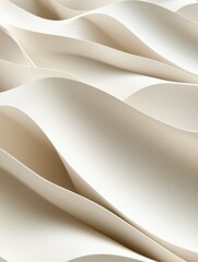 Fototapete - Structured minimalistic pattern of layered shadows in neutral tones creating an elegant sense of depth and texture in modern design
