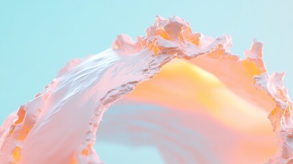 Poster - Dynamic Aspirational Breakthrough 2024 Performance Review Reveal with Pastel Fluid Design - Innovative Workspace Transformation for Strategic Goal Setting