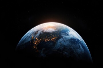 Fototapete - Global Network Horizons AI-Powered Geospatial Intelligence Mapping Emerging Market Opportunities in Hyperconnected Digital Economy Landscape