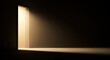 © Zidni_Design Art - A Glimmer of Hope: Light Streaming Through an Open Doorway in a Dark Room
