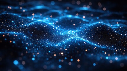 Cosmic web of interconnected nodes representing digital ecosystems