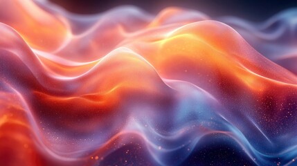 Abstract visualization of digital transformation using morphing shapes
