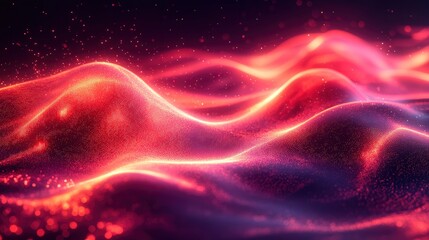 Abstract visualization of digital transformation using morphing shapes