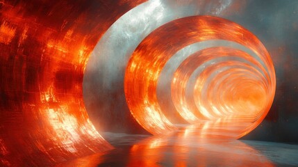 Abstract representation of virtual reality using nested portals