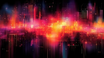 Abstract visualization of digital identity using geometric patterns