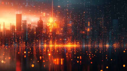 Abstract visualization of digital identity using geometric patterns