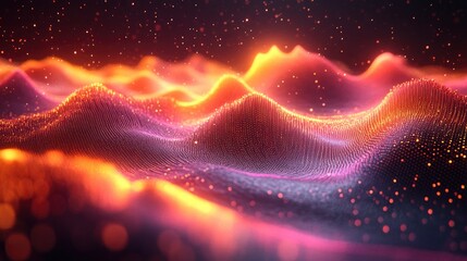 Abstract representation of digital music using waveform patterns