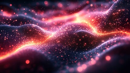 Abstract visualization of digital fitness using connected nodes