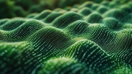 Abstract visualization of digital agriculture using patterns