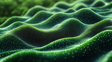 Abstract visualization of digital agriculture using patterns