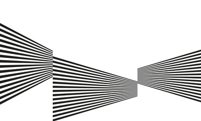 Poster - abstract black stripe broken line pattern can be used background, banner, poster.