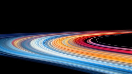 Wall Mural - velocity of light: a breathtaking visual of the speed of light, with vibrant hues painting a mesmeri