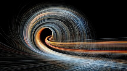 Wall Mural - whirlwind of light and motion: a captivating display of light and energy, where vibrant streaks of l