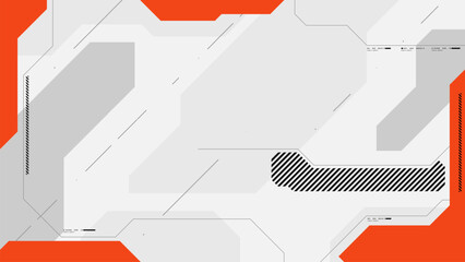 Wall Mural - abstract background futuristic banner cyberpunk style