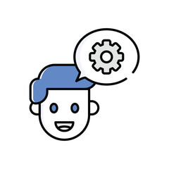 Competence Development Vector icon